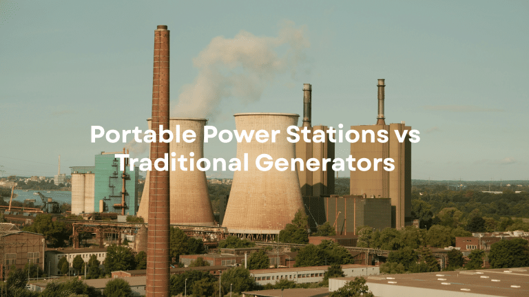 Estações de energia portáteis vs geradores tradicionais