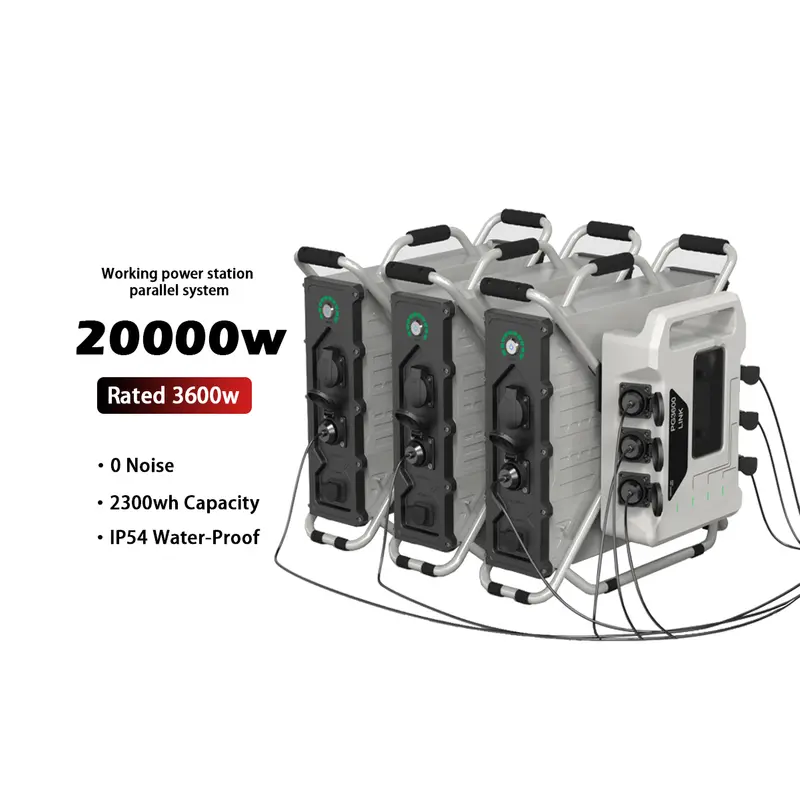 20KW Peak Power Supports Parallel Connection Function Rated 3600W Industrial Application Power Station 2300Wh IP54 Protection 20KW Peak Power Supports Parallel Connection Function Rated 3600W Industrial Application Power Station 2300Wh IP54 Protection