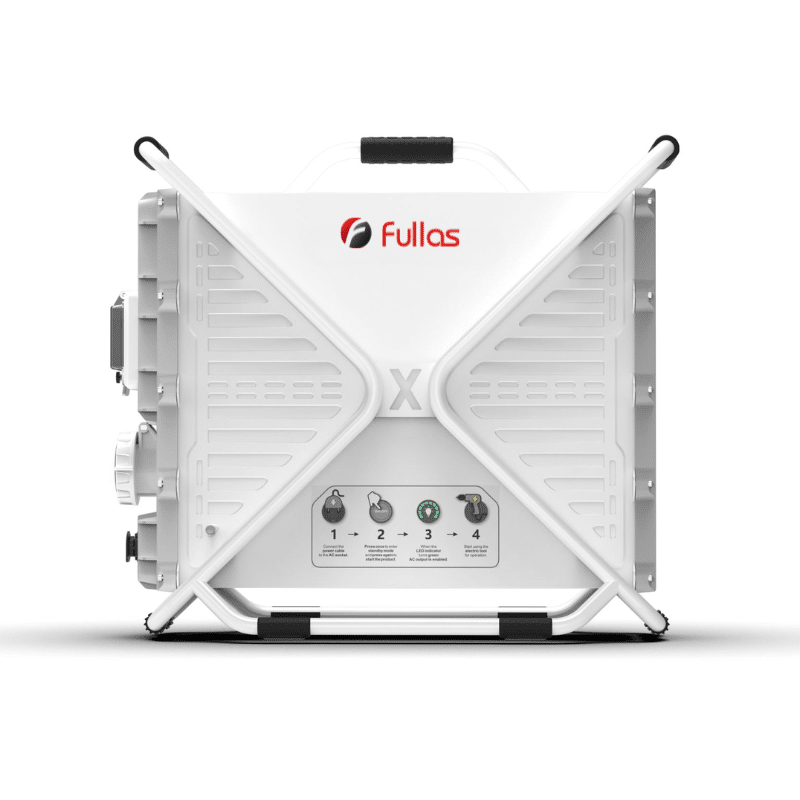 A portable power station with almost no sound