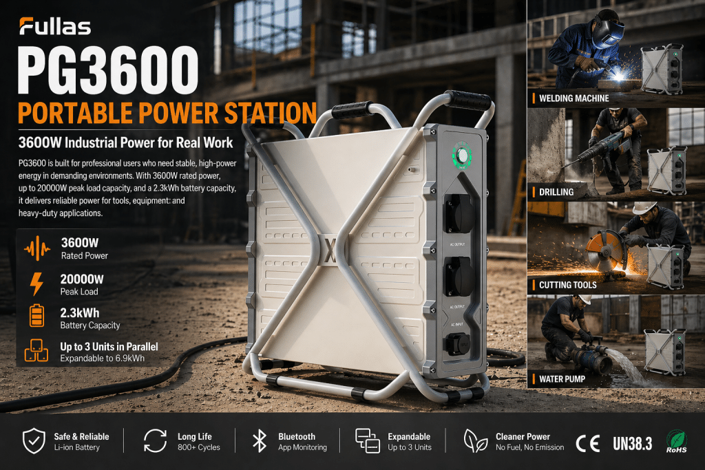PG3600 industrial power station Fullas