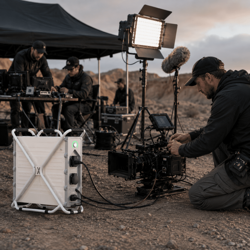 Portable Power Station for Film Set