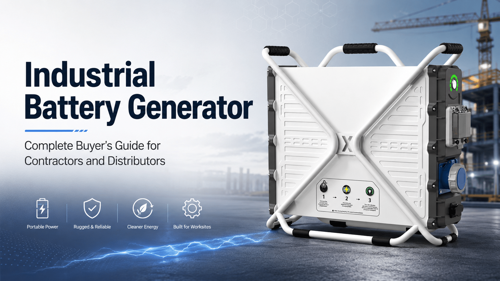 Industriële accugenerator