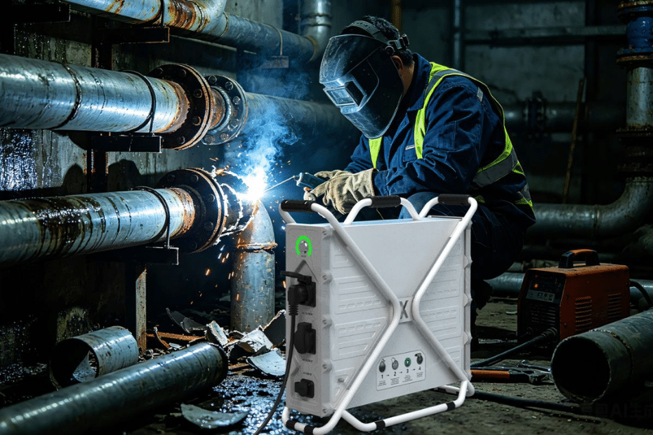 Estación de energía portátil FPG3600 para alimentar equipos de soldadura