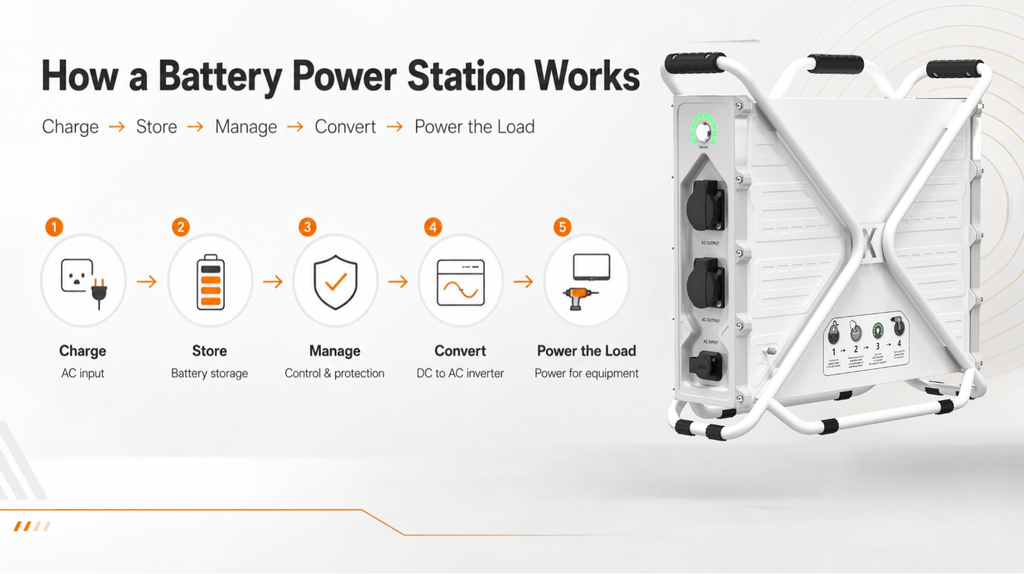 Estación de energía portátil con batería Fullas de 3600 W Estación de energía portátil con batería Fullas de 3600 W