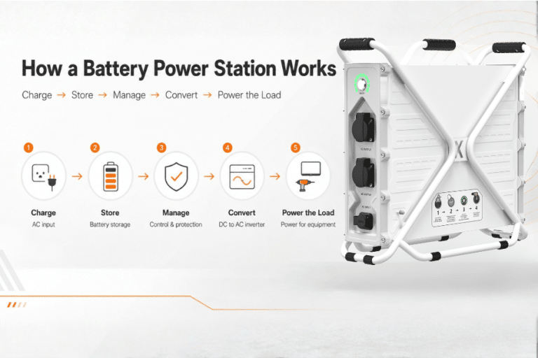Che cos’è una stazione di ricarica a batteria e come funziona?