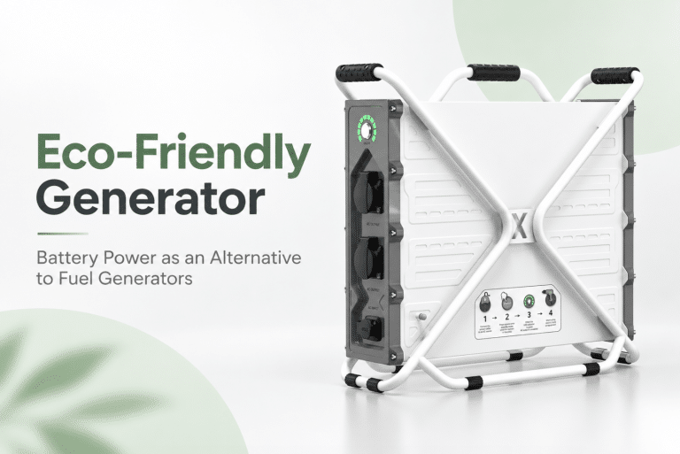 O que é um gerador ecológico? A energia a bateria como alternativa aos geradores a combustível